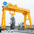 Double girder 50 ton mounted port container gantry crane price